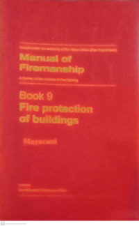 Image of Manual Of Firemanship: Fire Protection Of Buildings (Book 9)