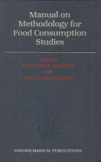 Image of Manual on Methodology For Food Consumption Studies