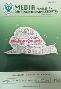Media Penelitian Dan Pengembangan Kesehatan Vol. 23 Nomor. 3