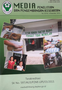 Media Penelitian Dan Pengembangan Kesehatan  Vol. 24  Nomor. 4