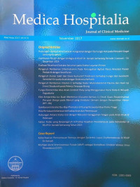 Medica Hospitalia (Journal Of Clinical Medicine) Vol. 4 Nomor. 3