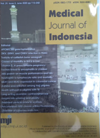 Medical Journal Of Indonesia Vol. 29 Issue 2 Juni 2020