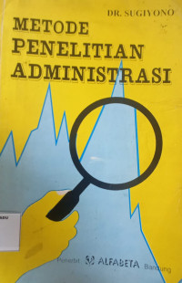 Image of Metode Penelelitian Administrasi