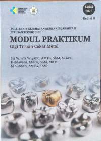 Image of Modul Praktikum Gigi Tiruan Cekat Metal 2022