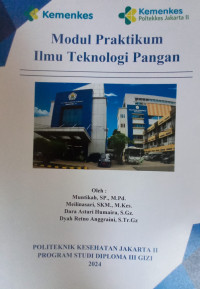Image of Modul Praktikum Ilmu Teknologi Pangan Tahun 2024