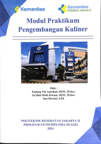 Image of Modul Praktikum Pengembangan Kuliner