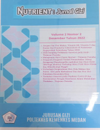 Nutrient : Jurnal Gizi Vol. 2 No. 1 Desember Tahun 2022