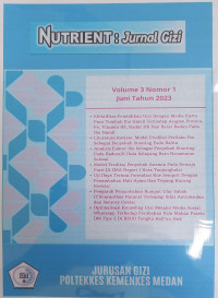 Nutrient : Jurnal Gizi Vol. 3 No. 1  Juni Tahun 2023