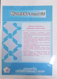 Nutrient : Jurnal Gizi Vol. 3 No. 2  Desember Tahun 2023