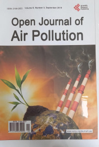 Open Journal Of Air Pollution Vol. 8 No.3 September 2019