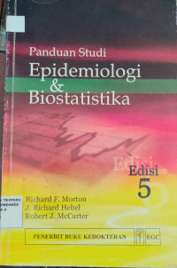 Image of Panduan Studi Epidemiologi dan Biostatistika