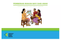 Pemberian Makan Bayi dan Anak : kartu konseling untuk kader