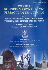 Prosiding  Kongres Nasional Ke XIV Persagi dan Temu Ilmiah