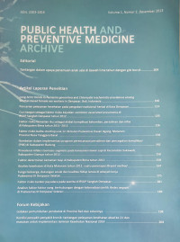 Public Health And Preventive Medicine Archive Vol. 1 Nomor 2