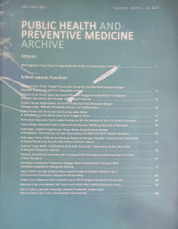 Public Health And Preventive Medicine Archive Vol. 3  Nomor 1