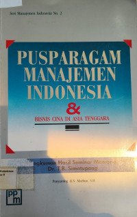 Image of Pusparagam Manajemen Indonesia & Bisnis Cina Di Asia Tenggara
