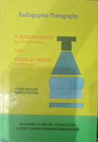 Image of Radiographic photography 3rd ed.