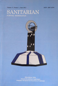Sanitarian Jurnal Kesehatan  Vol. 5  Nomor. 1