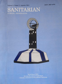Sanitarian Jurnal Kesehatan  Vol. 6 Nomor. 2