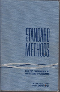 Standard Methods for The Examination of Water & Wastewater
