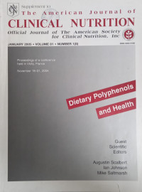 The American Journal Clinical Nutrition Vol. 81 Nomor. 1(s)