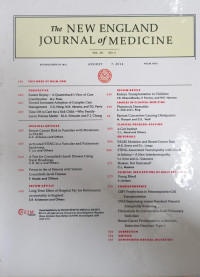 The New England Journal of Medicine Vol. 371 No.6