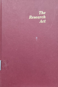 Image of The Research Act