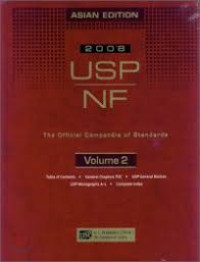 USP NF The Official Compendia of Standards Volume II