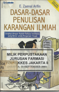 Image of Dasar - Dasar Penulisan Karangan Ilmiah