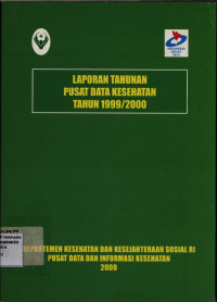 Image of Laporan Tahunan Pusat Data Kesehatan Tahun 1999/2000